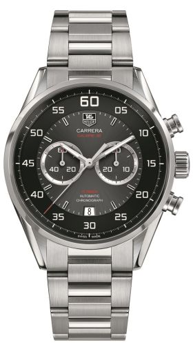 TAG Heuer Carrera Calibre 36 Flyback Stainless Steel / Grey / Bracelet